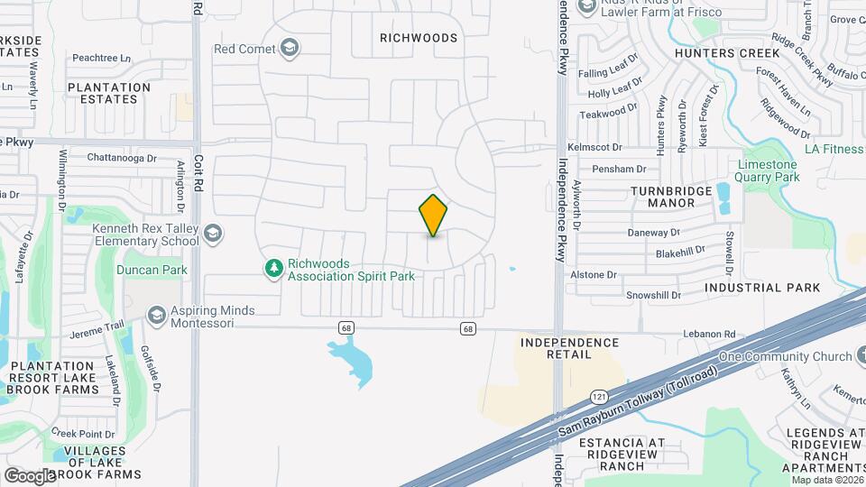 5946 Bradley Ct Map and Location Details