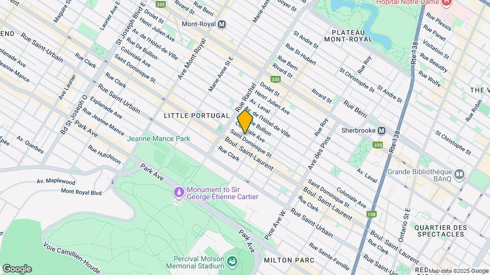 4105 Saint-Dominique Rue Map and Location Details