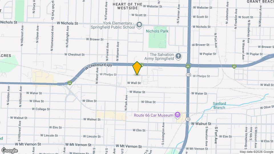 2118 W Phelps St Map and Location Details