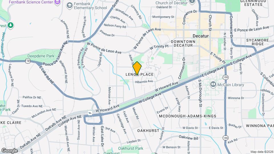 217 Adair St Map and Location Details