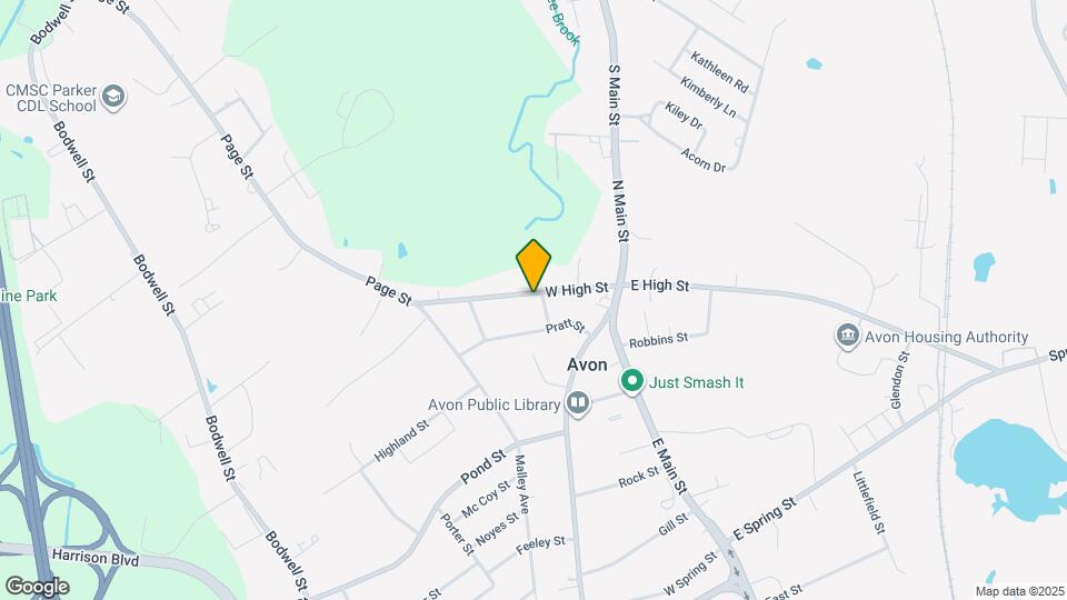 70 W High St Map and Location Details