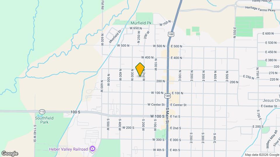 232 W 200 N Map and Location Details
