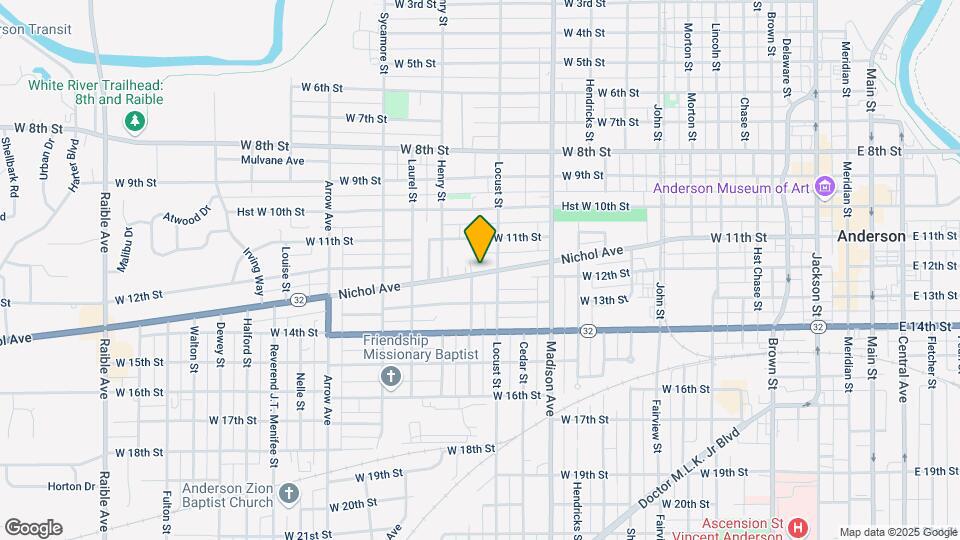 1222 Nichol Ave Map and Location Details