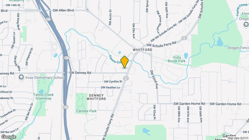 9721-9771 SW Denney Rd Map and Location Details