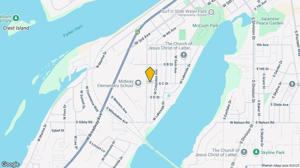 622 S Lake St Map and Location Details