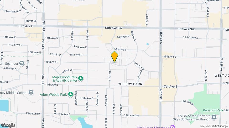 Willow Park Apartments Map and Location Details