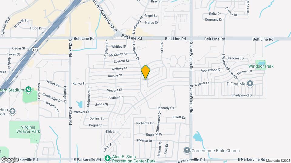 514 Sims Dr Mapa y Detalles de la Ubicación