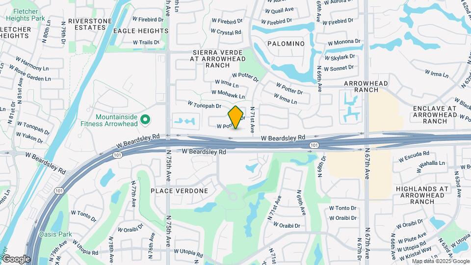20234 N 71st Ln Map and Location Details