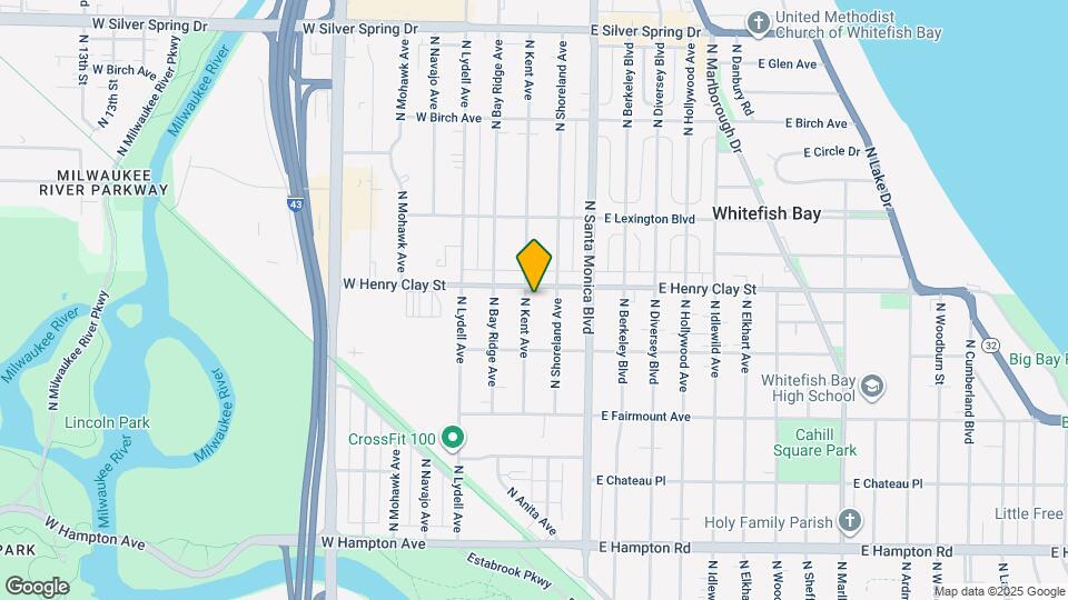 5160 N Kent Ave Map and Location Details