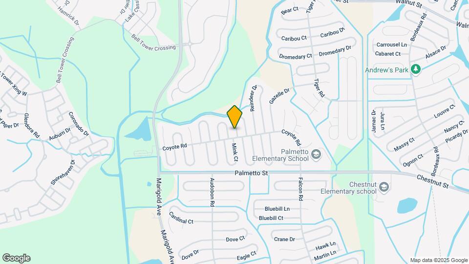 604 Muskrat Dr Map and Location Details
