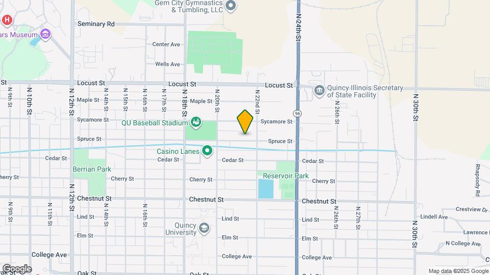 2035 Spruce St Map and Location Details