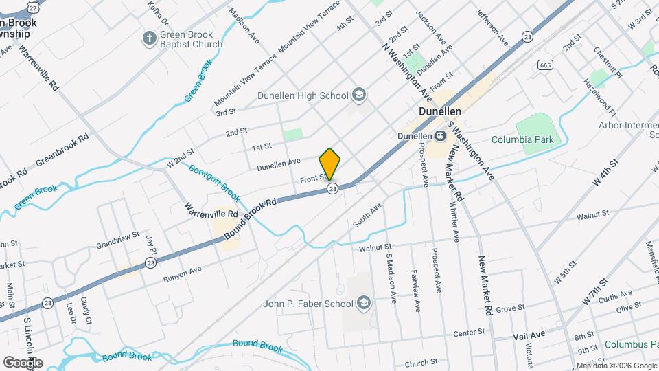 612 Bound Brook Rd, Unit 4 Mapa y Detalles de la Ubicación