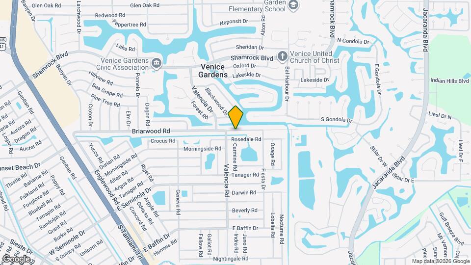 546 Briarwood Rd Map and Location Details