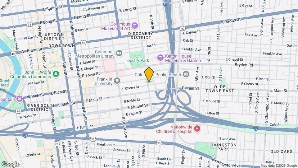 252 S Washington Ave Mapa y Detalles de la Ubicación