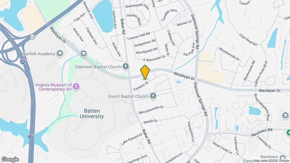 5632 Campus Dr Map and Location Details