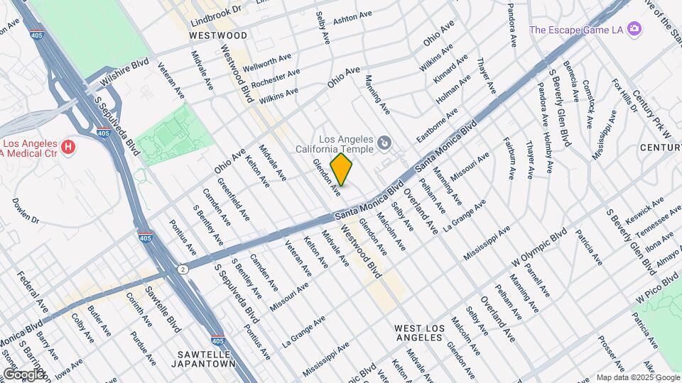1752 Glendon Ave Map and Location Details
