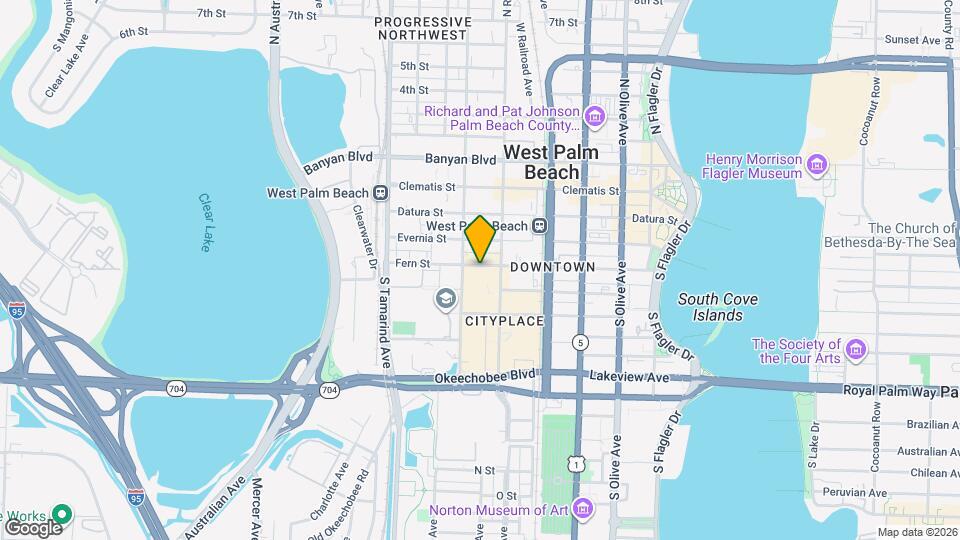 612 Fern St Map and Location Details