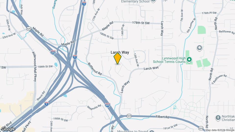 18325 15th Pl W Map and Location Details