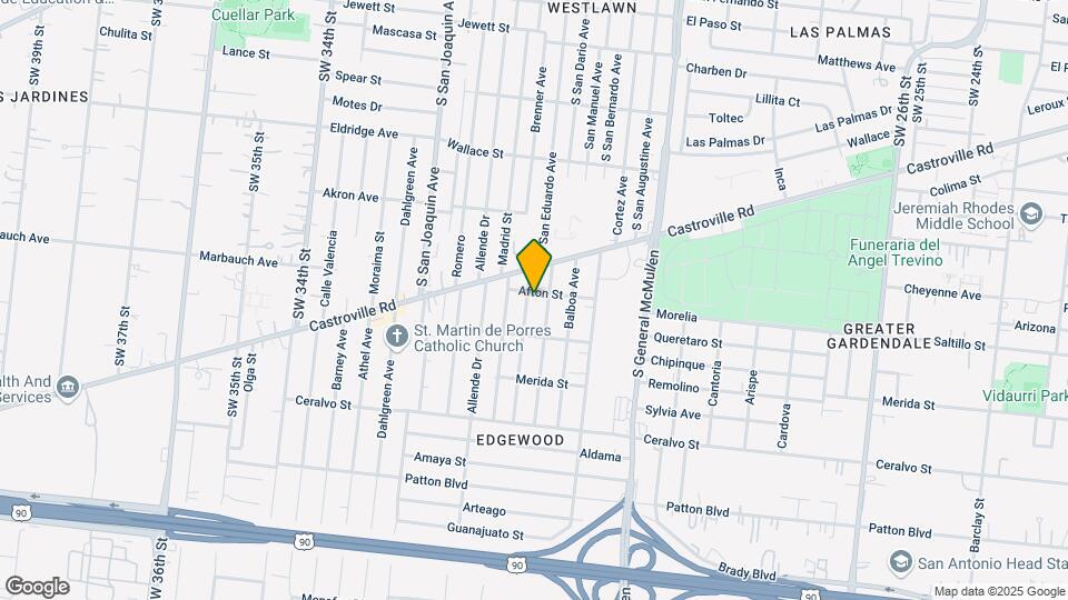 206 Southlawn Ave Map and Location Details