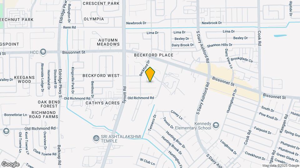 13011 Benford Dr Map and Location Details