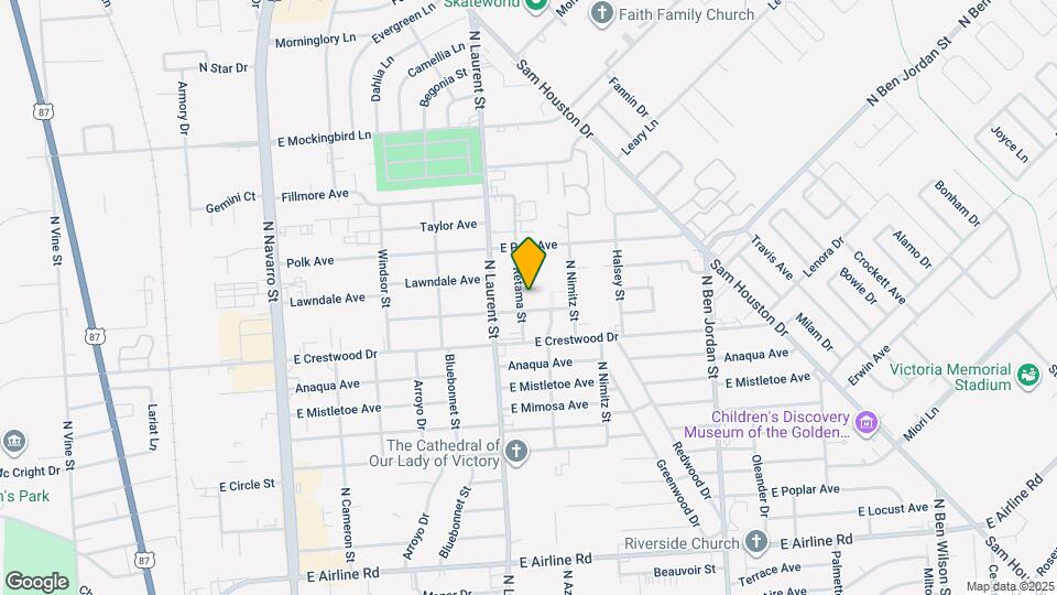 4006 Retama St Map and Location Details