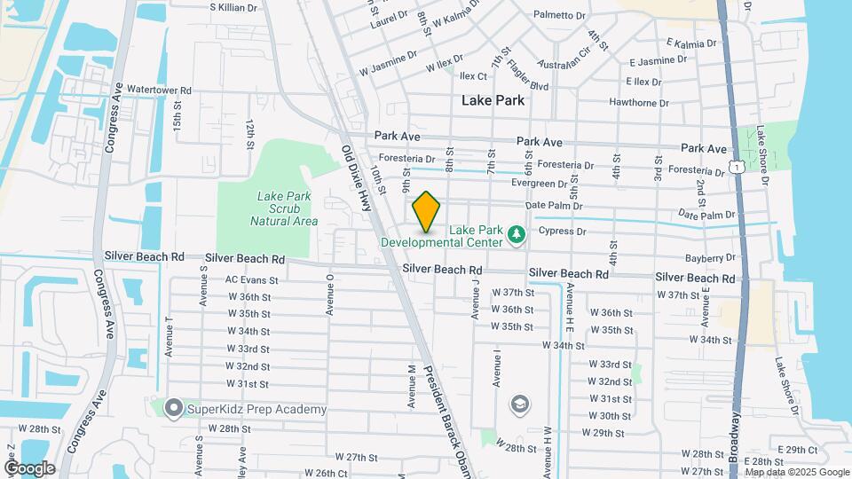 829 Bayberry Dr Map and Location Details