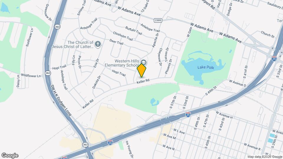 3302 Keller Rd Map and Location Details