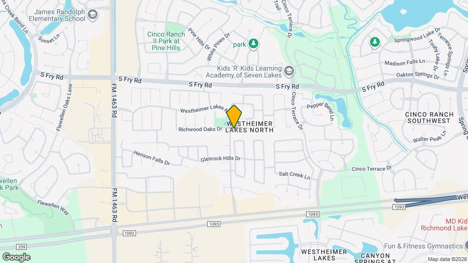 26435 Richwood Oaks Dr Map and Location Details
