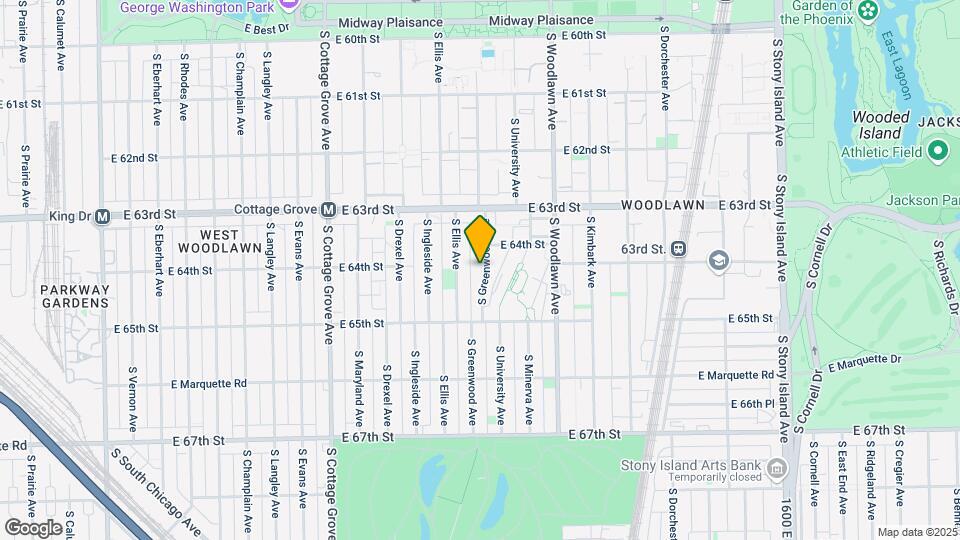 6360 S Greenwood Ave Map and Location Details