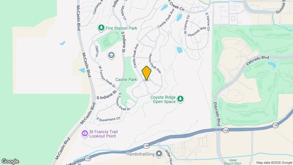 3642 Castle Peak Ave Map and Location Details