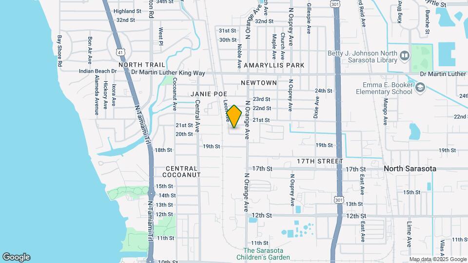 1543 20th St Map and Location Details