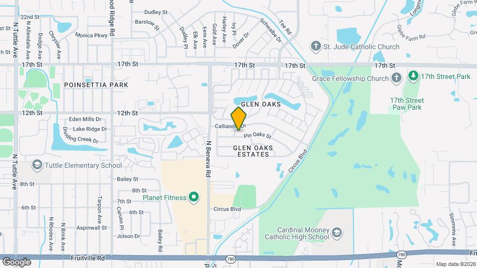 3705 Pin Oaks St Mapa y Detalles de la Ubicación