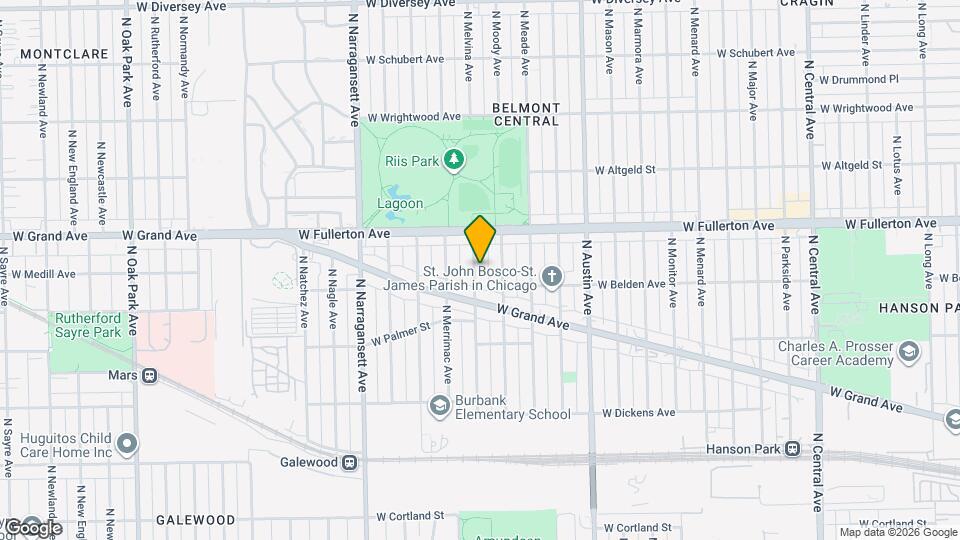 2305 N Melvina Ave, Unit 1 Map and Location Details