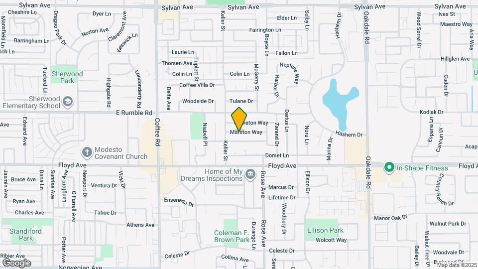 1616 Marston Way Map and Location Details