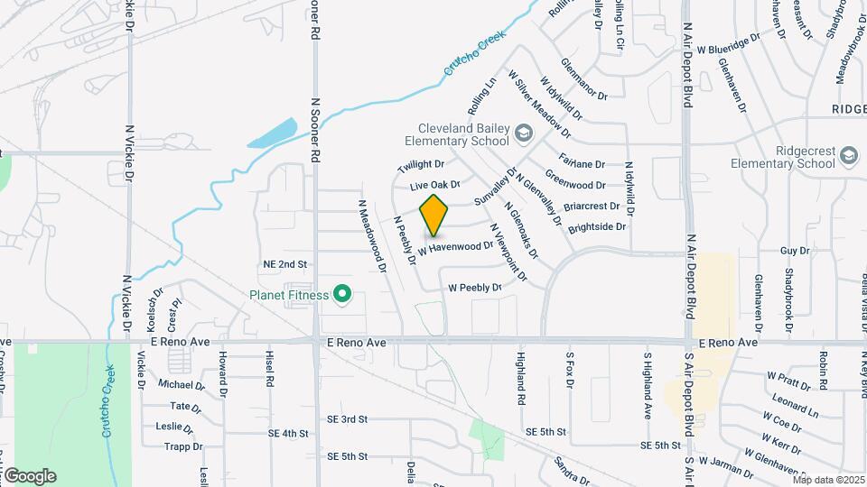 1129 W Havenwood Dr Map and Location Details