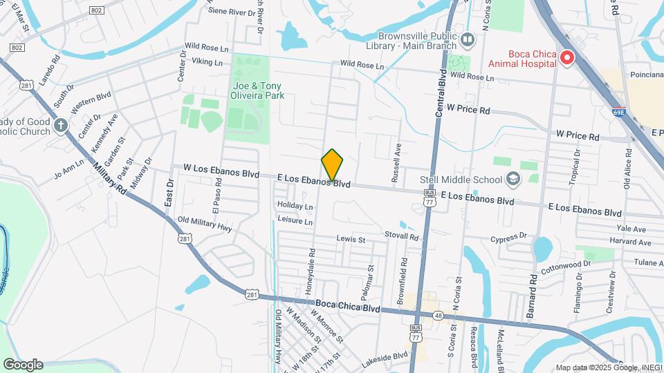 234 E Los Ebanos Blvd Map and Location Details