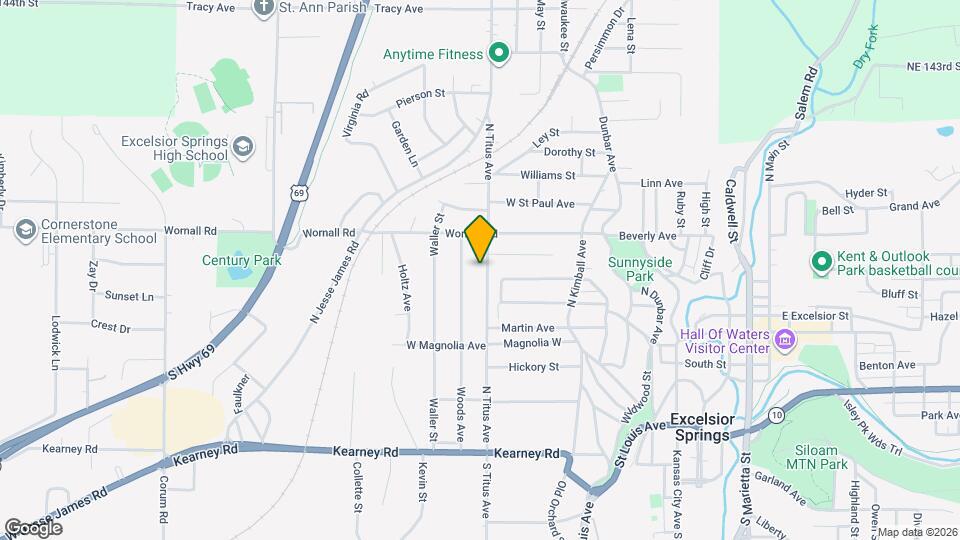 410 N Titus Ave Mapa y Detalles de la Ubicación