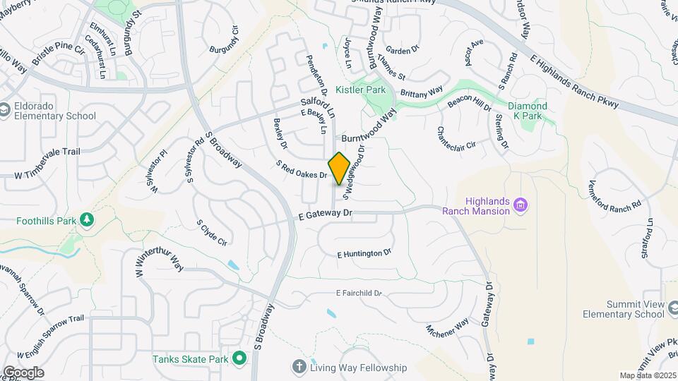 9854 Salford Ln Map and Location Details
