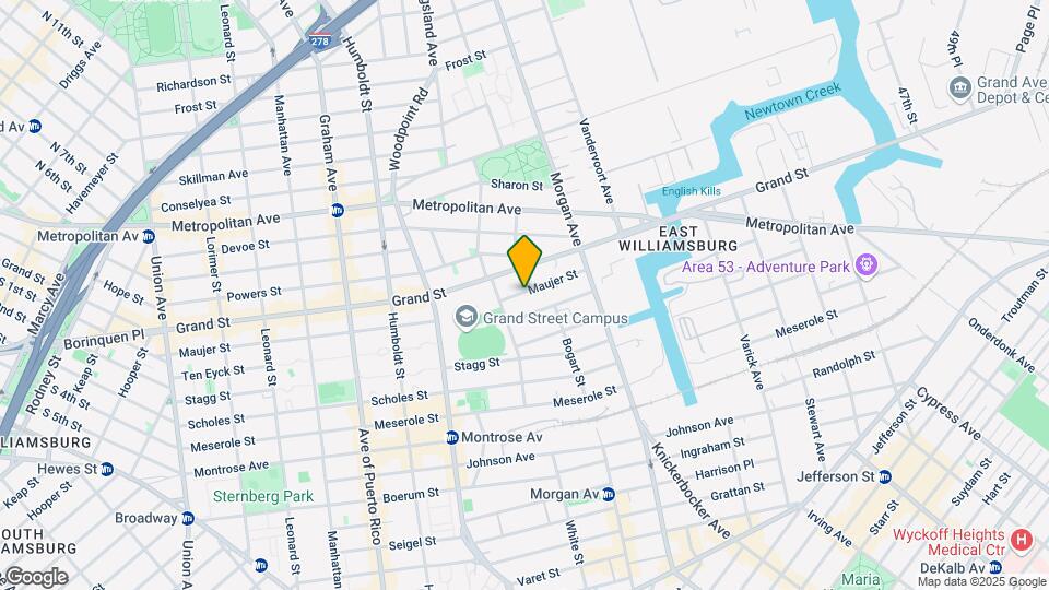 304 Maujer St Mapa y Detalles de la Ubicación