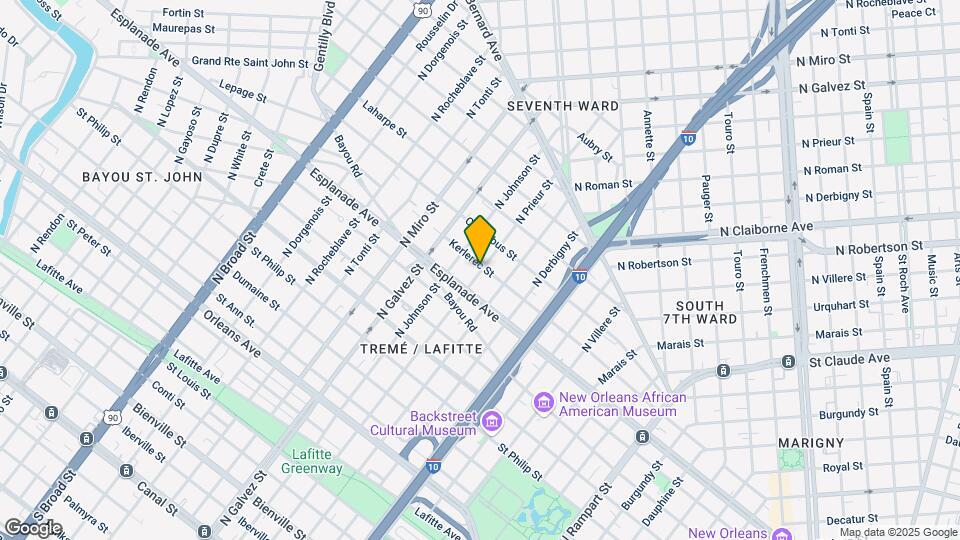 1437 N Prieur St Map and Location Details