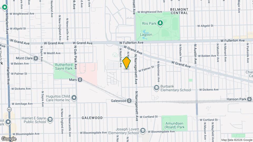 2204 N Nagle Ave, Unit 1 Map and Location Details