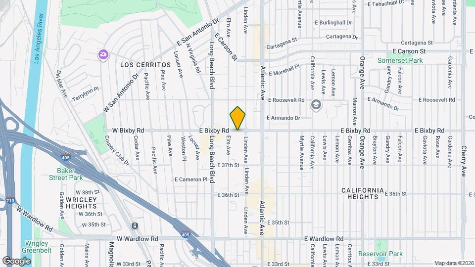 430 E Bixby Rd Map and Location Details