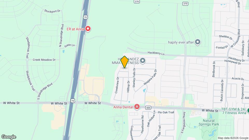 2314 Hillside Dr Map and Location Details