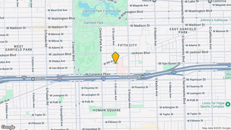 East Garfield Park Apartments Mapa y Detalles de la Ubicación