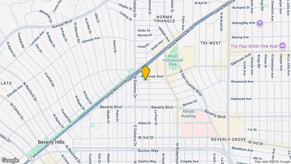 9011 Rangely Ave, Unit 1 Map and Location Details