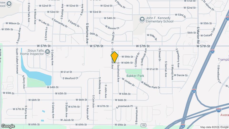 5300 S Sundowner Ave Mapa y Detalles de la Ubicación