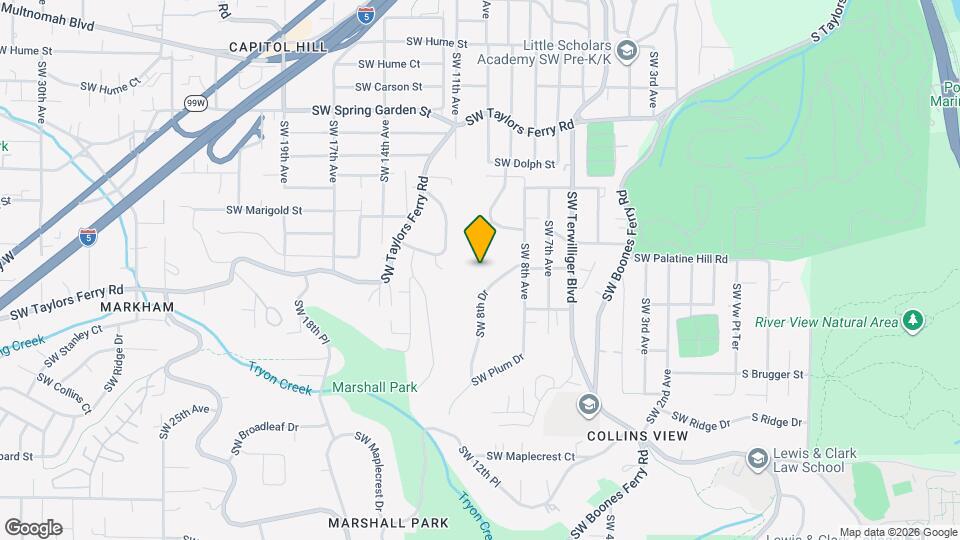 9247 SW 8th Dr Map and Location Details