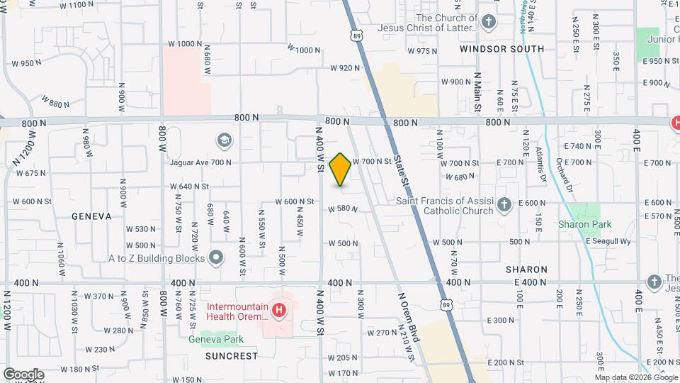 630 N 360 W Map and Location Details