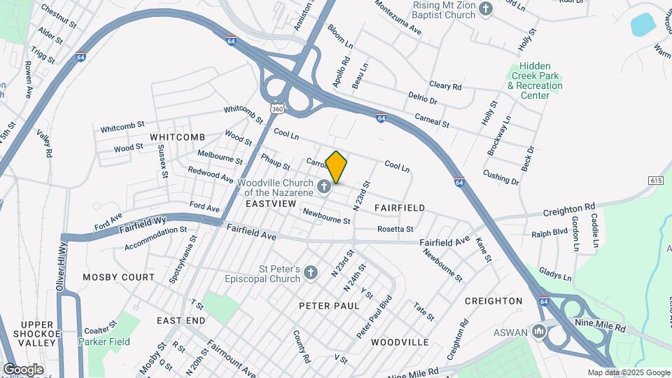 2105 Phaup St Map and Location Details