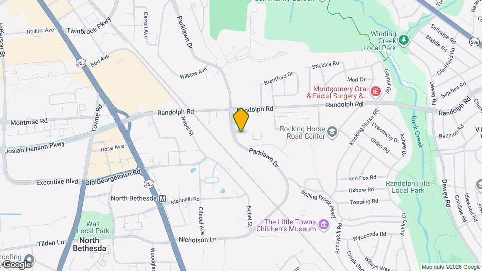 11925 Parklawn Dr Map and Location Details